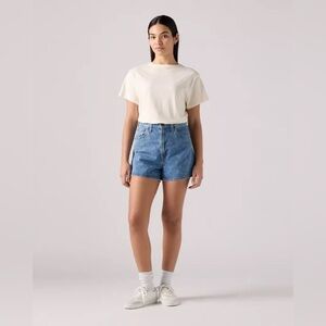 Levi’s high waisted mom shorts size 24 medium wash